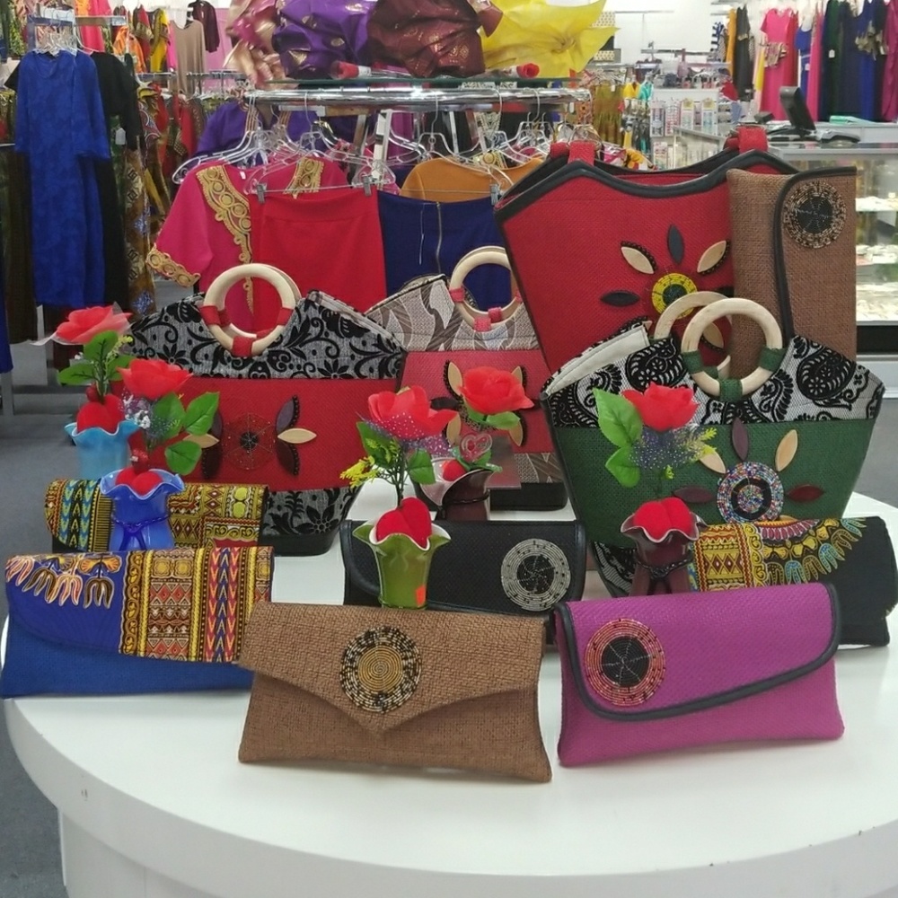 Custom handmade clutches.